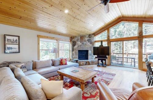 Brockway House | Pine Haven with Private Hot Tub & Deck Short Walk to Beach Near Skiing