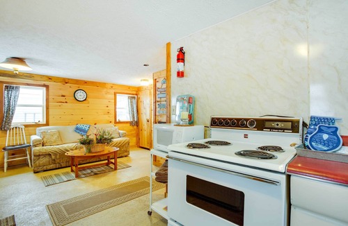 Interlochen Cabin | Pine Ridge Resort Cabin on Bass Lake w/Dock!
