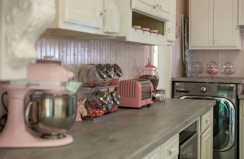 Bellevue House | Pink Country Cottage w/Mini Donkey Duo in Nashville: Private, Wooded +Spacious