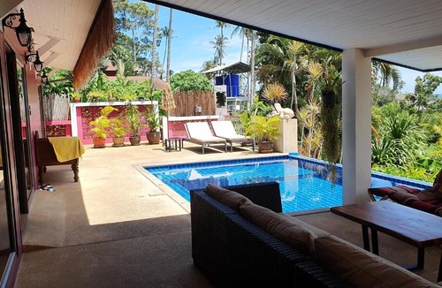 Lamai House | Pink House Guest House Lamai - Pool & Sea View