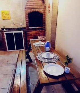 Jardim Praia Grande House | Piscina e Churrasqueira - 8 minuto a pé da Praia