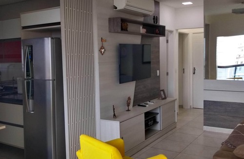 Barra Funda Apartment | Pitangueiras, Gourmet balcony 100m from the beach with daily cleaning included