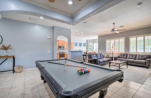 Rovey Farm Estates House | Play Pool, Grill Out! Group-Friendly Glendale Home