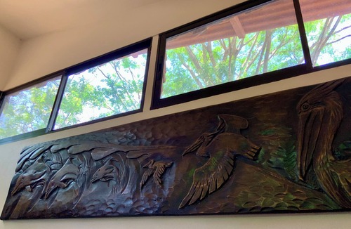 Avellanas Beach Apartment | Playa Avellanas Hand-Carved Casita Walk to Beach Private Jungle Stay