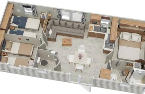 Hostens House | Pocket" mobile home in the heart of the pony club