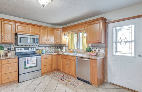 Gouldsboro House | Poconos Group Getaway w/Game Room + Fire Pit!