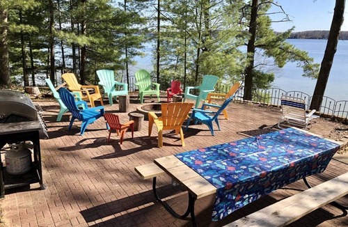 Interlochen Cottage | PONTOON NOW INCLUDED! Waterfront Duck Lake Cottage Interlochen, Traverse City!