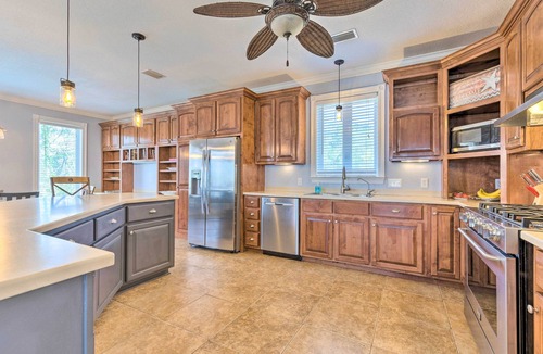 Oak House | Pool & Dock Access: Gulf Shores Family Getaway!