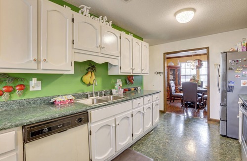 Decatur House | Pool & Large Covered Patio! Decatur Family Getaway