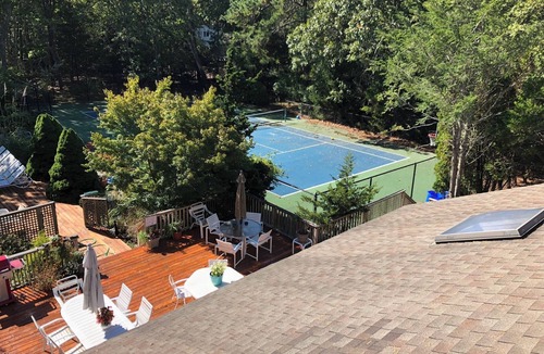 Westhampton House | Pool, Tennis Ct, Basketball,5br, 5.5 bathrooms, walk from train station