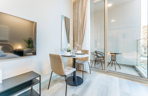 Jumeirah Village Circle Apartment | Pool View Studio with Balcony Close to Mall, Concept 7 Residences