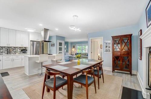 Ashbrook - Clawson Village House | Poolside Bungalow with Fire Pit Fun and King Suite