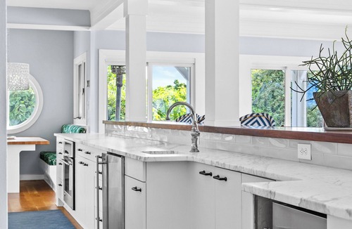 West Beach House | Poolside Paradise is luxury vacationing! Enjoy beautiful sunsets