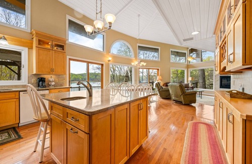 La Follette House | Poolside Paradise: Lakefront; Private Pool; Dock