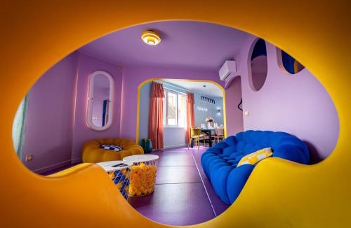 Provins Apartment | Pop & Fun à Provins avec Climatisation, toboggan et cinema room