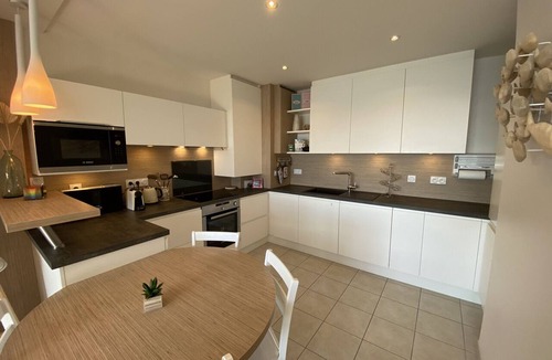 Port-Louis Apartment | Port-Louis: 1-Bedroom Apartment with Terrace, Parking and Wifi