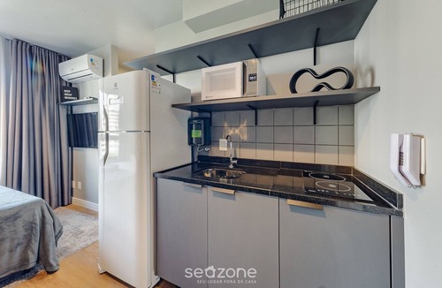 Campo Belo Apartment | Practical Studio 1.3km From the Metro Gba1104