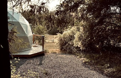 Regional District of Nanaimo RV Rental | Prancing Pony Glamping Dome at Shirewoods Farm