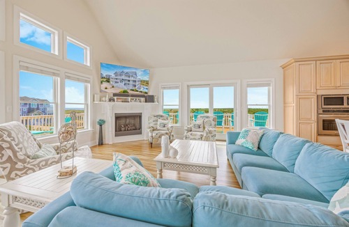 Salvo House | Premier SemiOceanfront Dog Friendly w/Pool, Hot Tub, Elevator, Game Rm, Theater