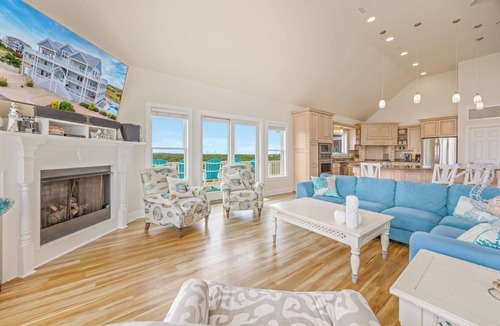 Salvo House | Premier SemiOceanfront Dog Friendly w/Pool, Hot Tub, Elevator, Game Rm, Theater