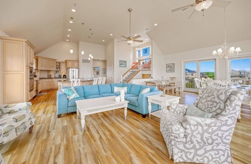 Salvo House | Premier SemiOceanfront Dog Friendly w/Pool, Hot Tub, Elevator, Game Rm, Theater