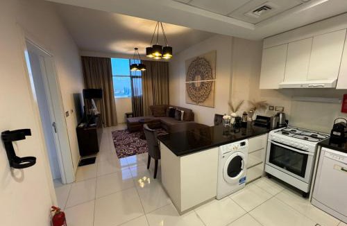 Trade Centre 1 Apartment | Premium 1BR Apartment In Damac Ghalia with City View & Balcony