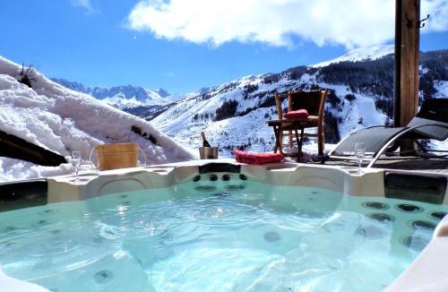 Vars Ski Chalet | Prestigious Chalet with Pool & Hot tub, Mountain Views for 19 Guests