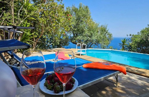 Corsano Villa | Primaluce, villa overlooking the sea, with exclusive pool, in complete privacy.