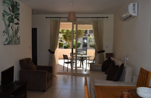 Paphos Apartment | Prime Location Ground Floor, 1 bed apartment. 2 Lagoon Pools, UK TV, FREE Wi-Fi