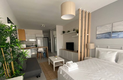 Dipkarpaz Apartment | Priscilla Studios with Direct Seaview in Caesar Blue Resort