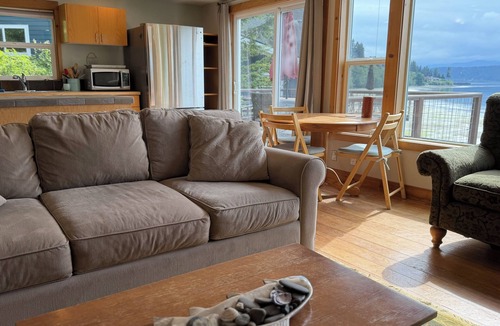 Poulsbo Cottage | Pristine Olympic Mountains and Hood Canal views from waterfront cottage