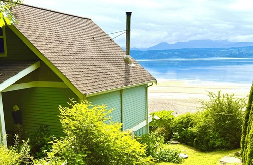 Poulsbo Cottage | Pristine Olympic Mountains and Hood Canal views from waterfront cottage