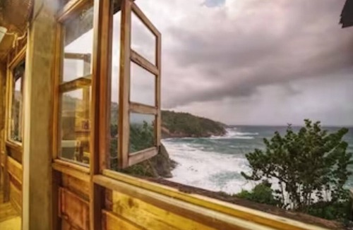 Saint Peter Parish Villa | Private wooden villa with stunning ocean views, in an enchanting garden setting.