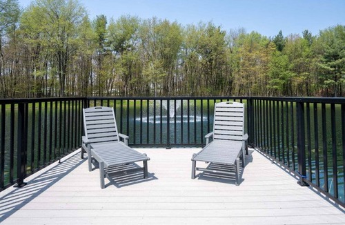 West Olive House | Private 5-Acre Estate | Fishing Pond + Fire Pit