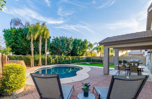 East Mesa House | Private Backyard with Heated Pool