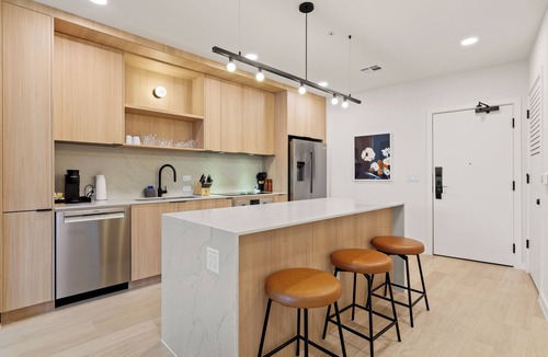 South Lamar Apartment | Private Balcony | Steps from Lady Bird & Zilker | Designer Interiors | The Code