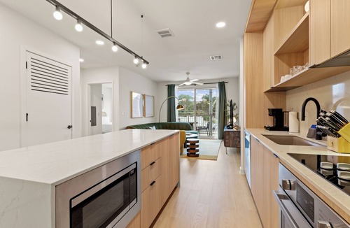 South Lamar Apartment | Private Balcony | Steps from Lady Bird & Zilker | Designer Interiors | The Code