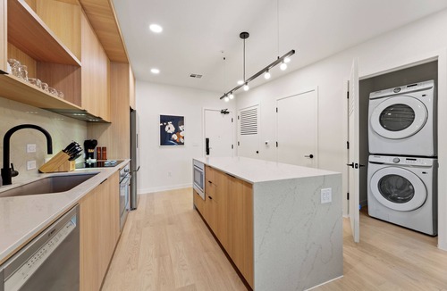 South Lamar Apartment | Private Balcony | Steps from Lady Bird & Zilker | Designer Interiors | The Code