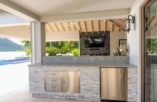 Jolly Harbour House | Private beachfront home w/4-bd, stunning sunset views, and perfect for family!