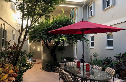 Pompano Beach Condo | Private Beach 1 block away! Family sized condo with amazing patio
