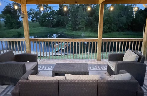 Buckingham House | Private Beach Retreat - Spacious 3-Bedroom Hilltop Getaway w/Fishing & Trails