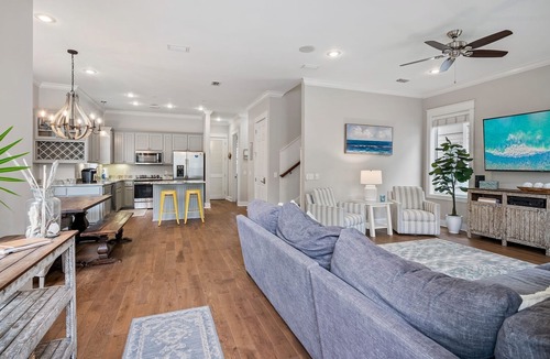 Seagrove Beach House | Private Beach Access! 4 Bikes! Spacious Porches!