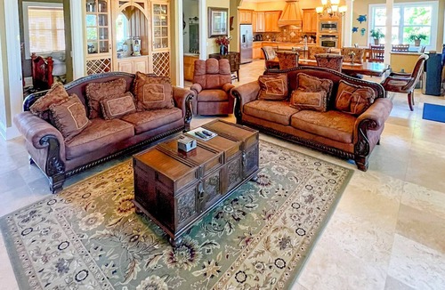 Whitby House | Private Beachfront Luxury Estate pool with waterfall free concierge – Sleeps 16