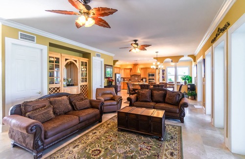 Whitby House | Private Beachfront Luxury Estate pool with waterfall free concierge – Sleeps 16