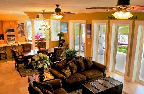 Whitby House | Private Beachfront Luxury Estate pool with waterfall free concierge – Sleeps 16