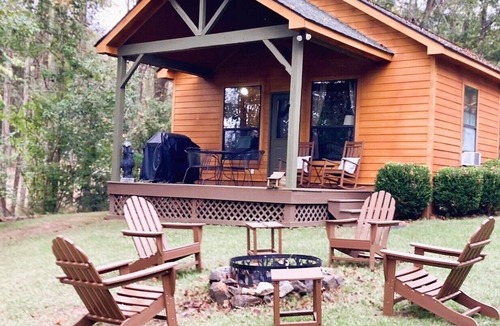 Fort Gaines Cabin | Private Cabin on Water-Fish & Boat from YOUR DOCK-BEST Sunsets, no stairs! PetsY