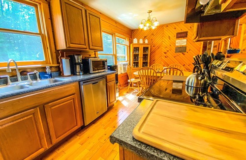 Johnsburg House | Private Cabin with Mt View & hot-tub. Near Gore, Placid & Lake George. Sleeps 15