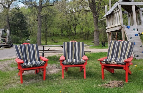 Pillager Cabin | Private cabin with resort amenities; kayak, paddleboard, pontoon, great swimming