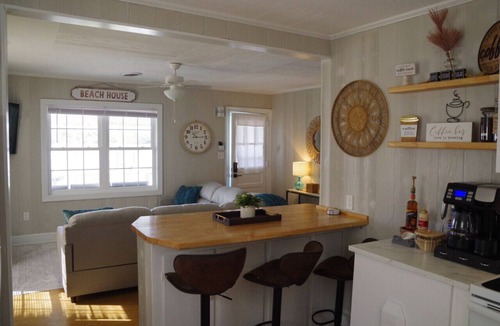 Cedar Point House | Private cottage at the end of the road with hot tub, swim mat, kayaks, and a your private dock, 3 miles to the beach.