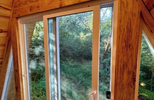 Yacolt Cabin | Private Cozy Aframe Lucia Cabin 1 @ Pull Caffe wood roasted coffee and bakerynn